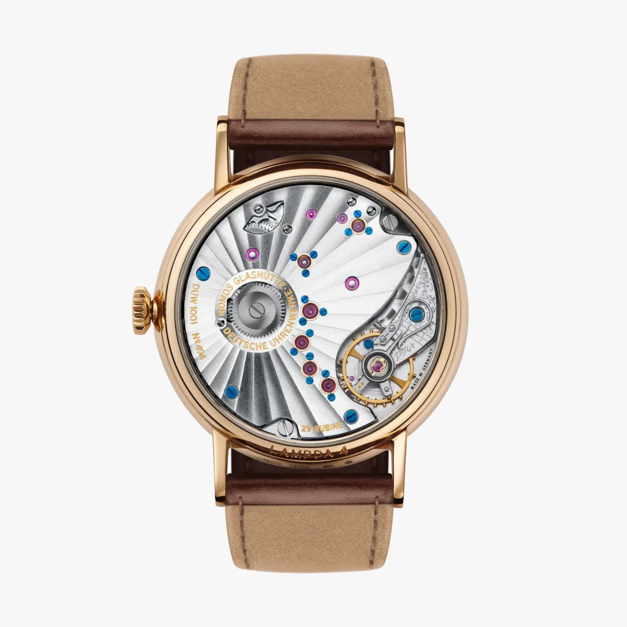 NOMOS Glashütte Lambda 39 Velvet Black Otomatik 954 detay görseli 1