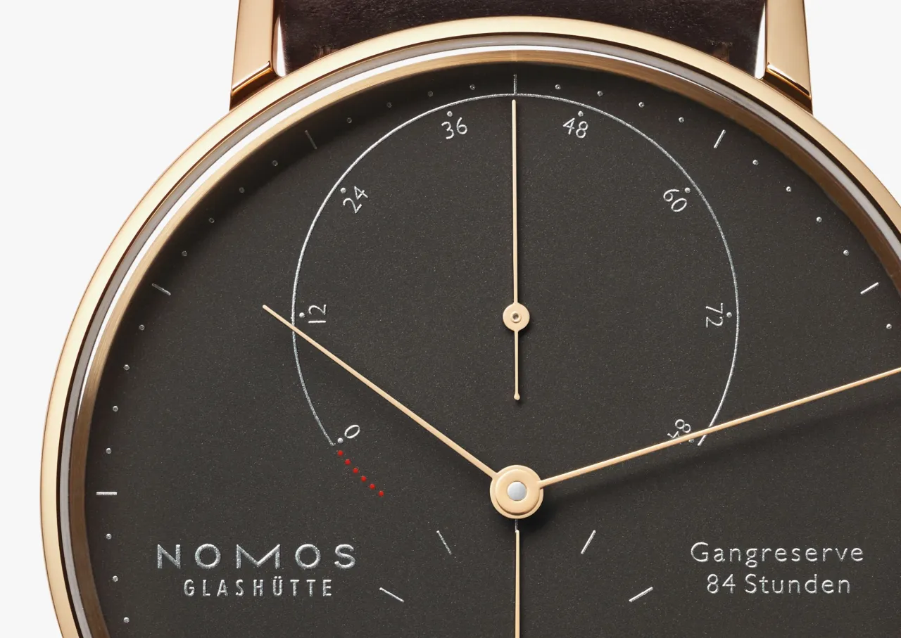 NOMOS Glashütte Lambda 39 Velvet Black Otomatik 954 detay görseli 2