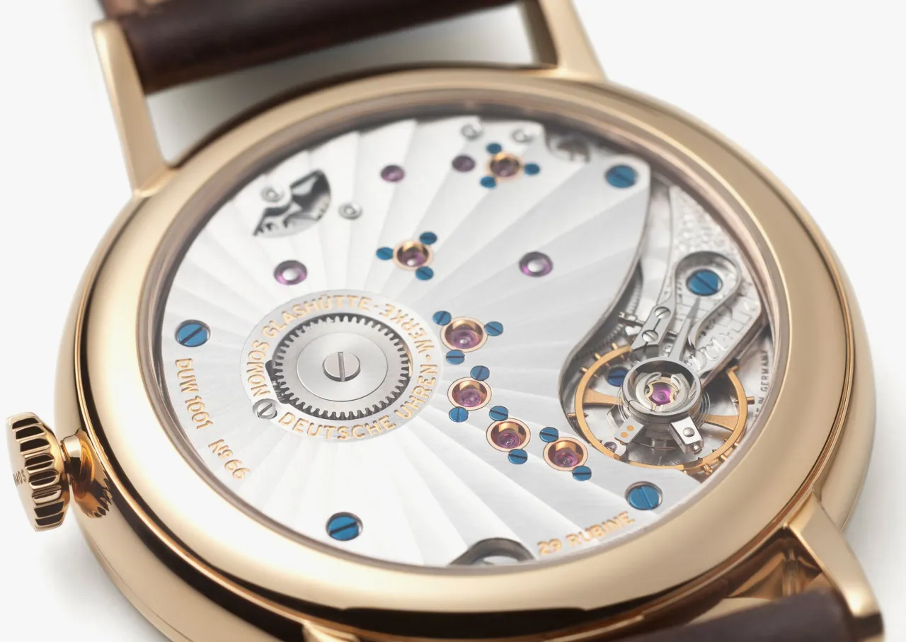 NOMOS Glashütte Lambda 39 Velvet Black Otomatik 954 detay görseli 3