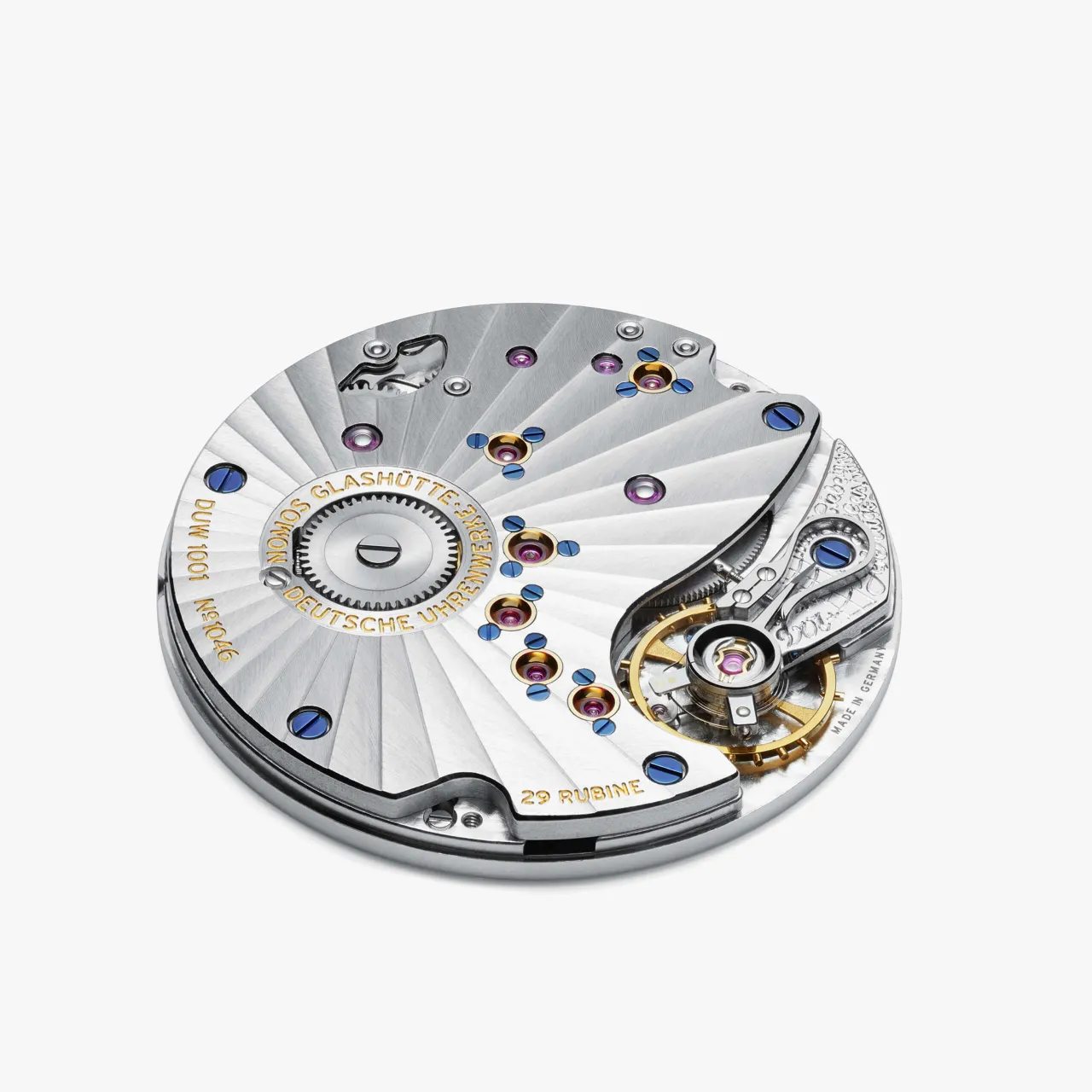 NOMOS Glashütte Lambda 39 Velvet Black Otomatik 954 detay görseli 5
