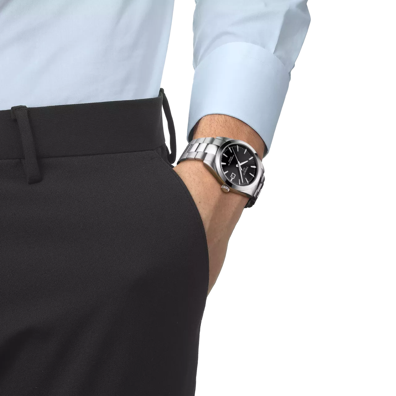 Tissot Gentleman Powermatic 80 Silicium T1274071105100 detay görseli 4