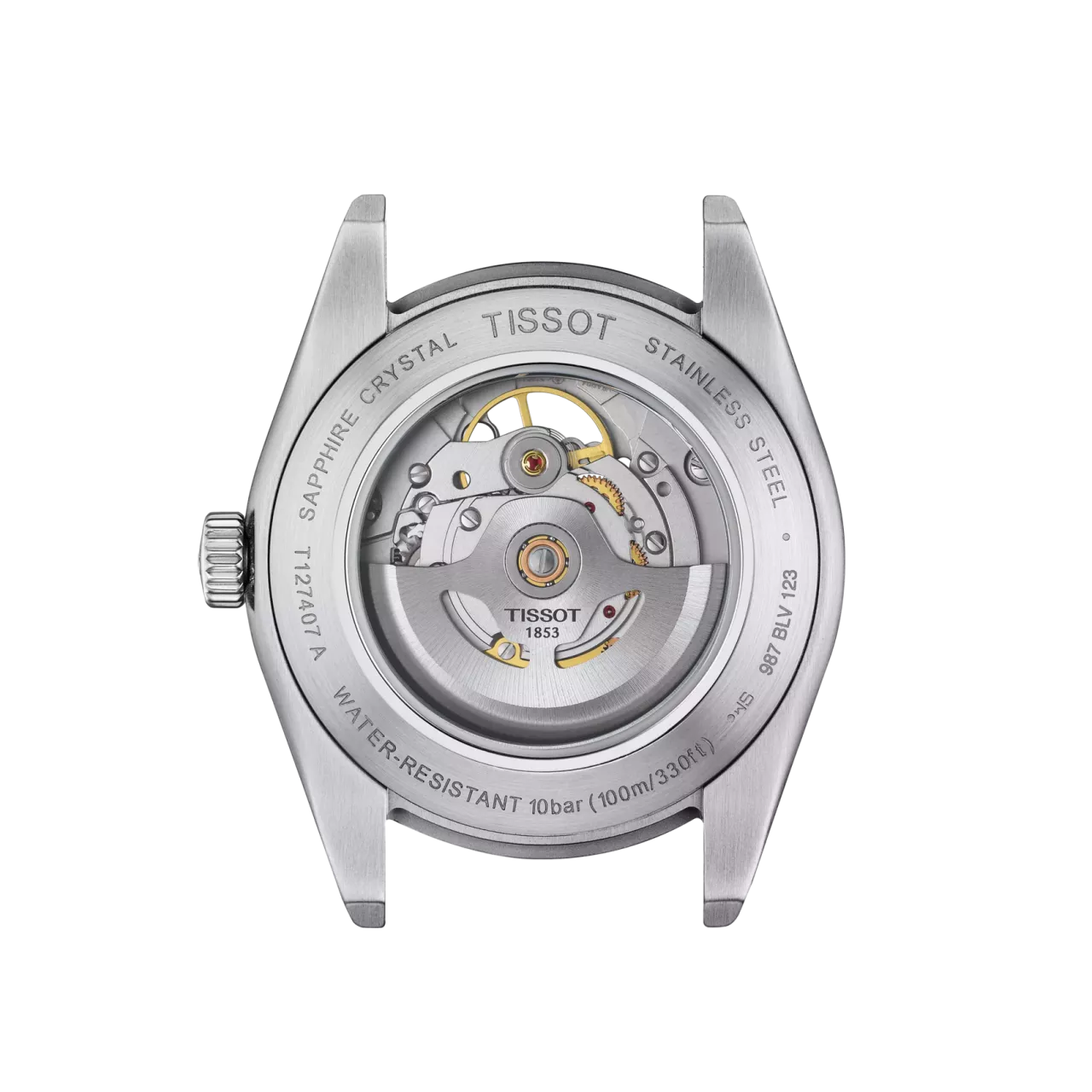 Tissot Gentleman Powermatic 80 Open Heart T1274071108100 detay görseli 2