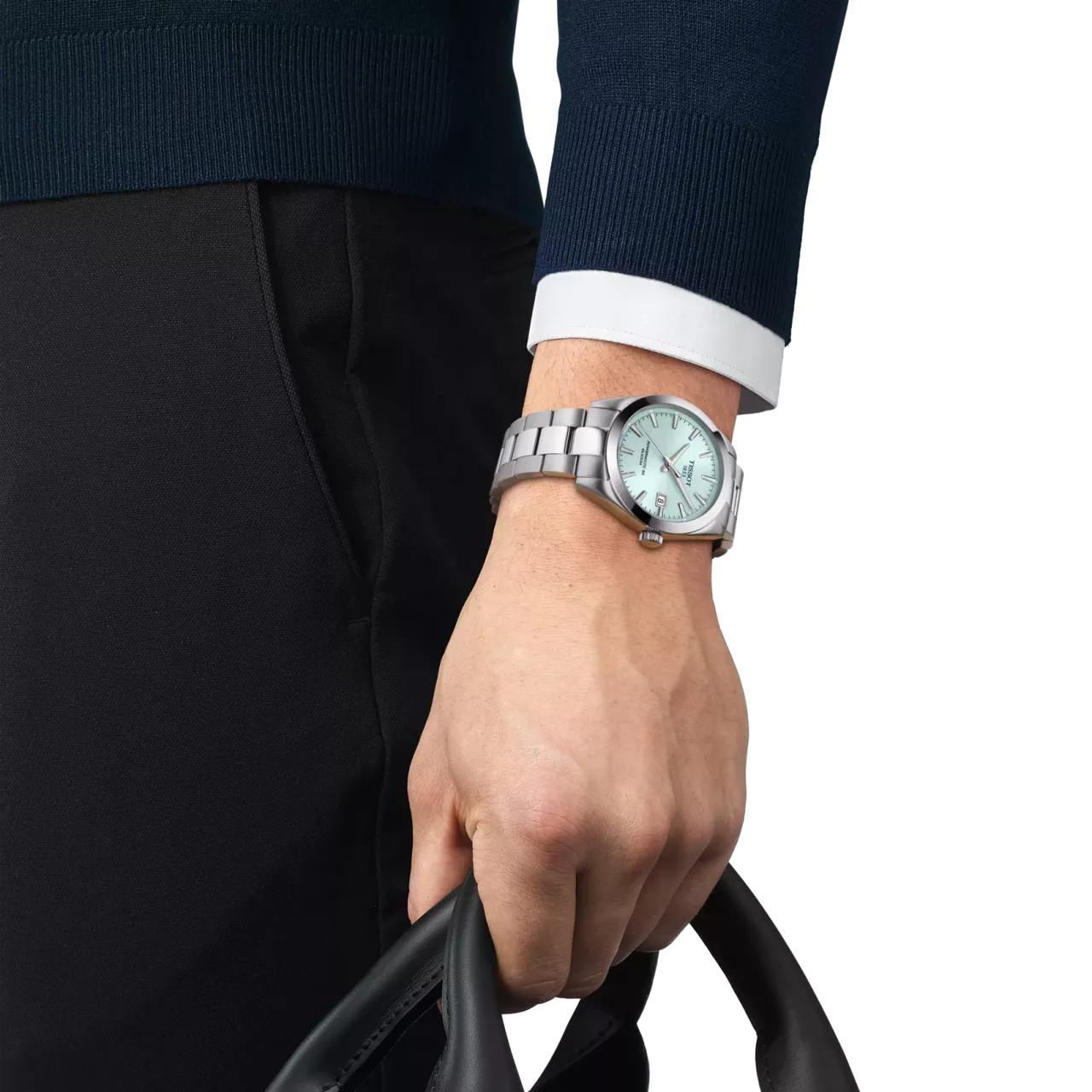 Tissot Gentleman Powermatic 80 Silicium T1274071135100 detay görseli 4
