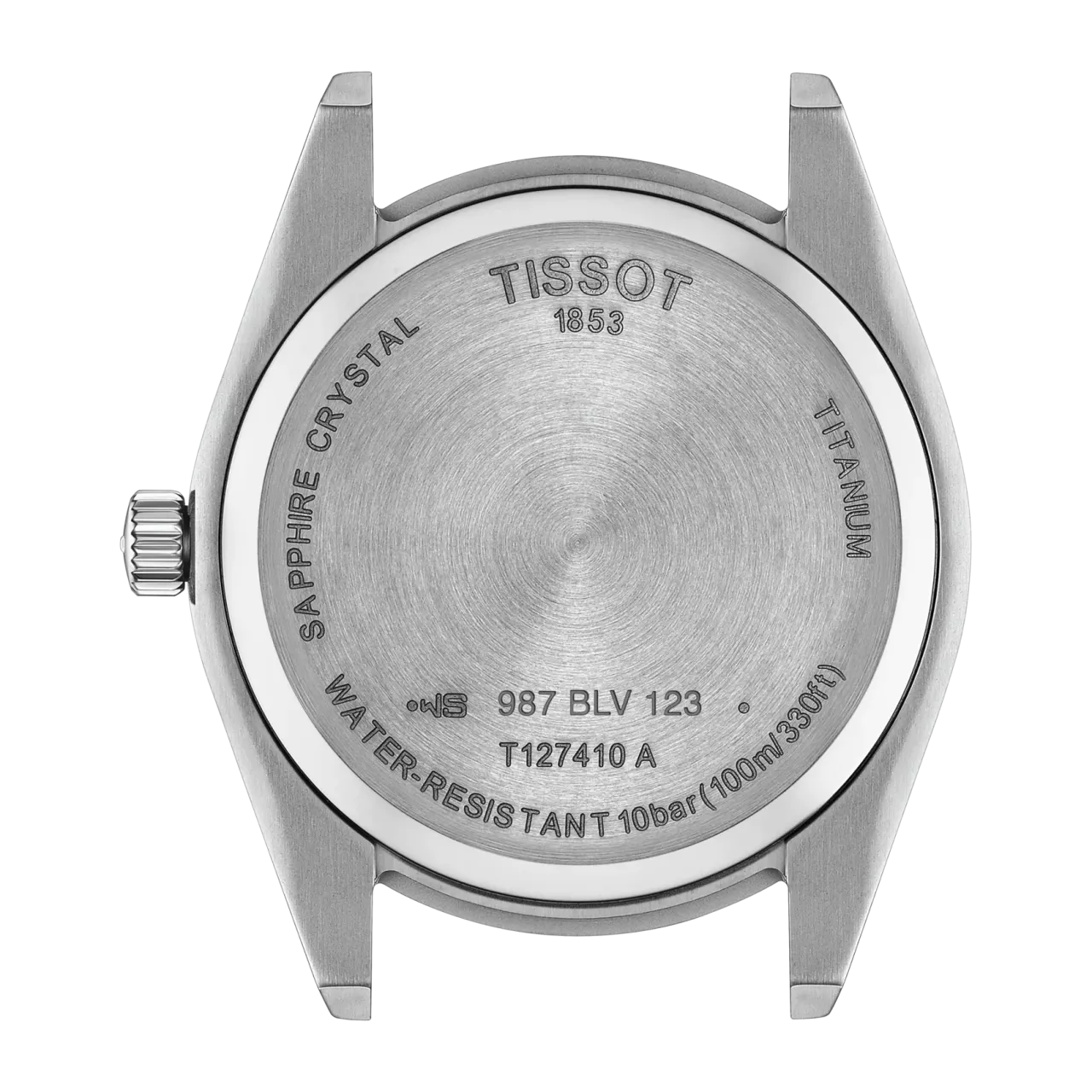 Tissot Gentleman Titanium T1274104404100 detay görseli 1
