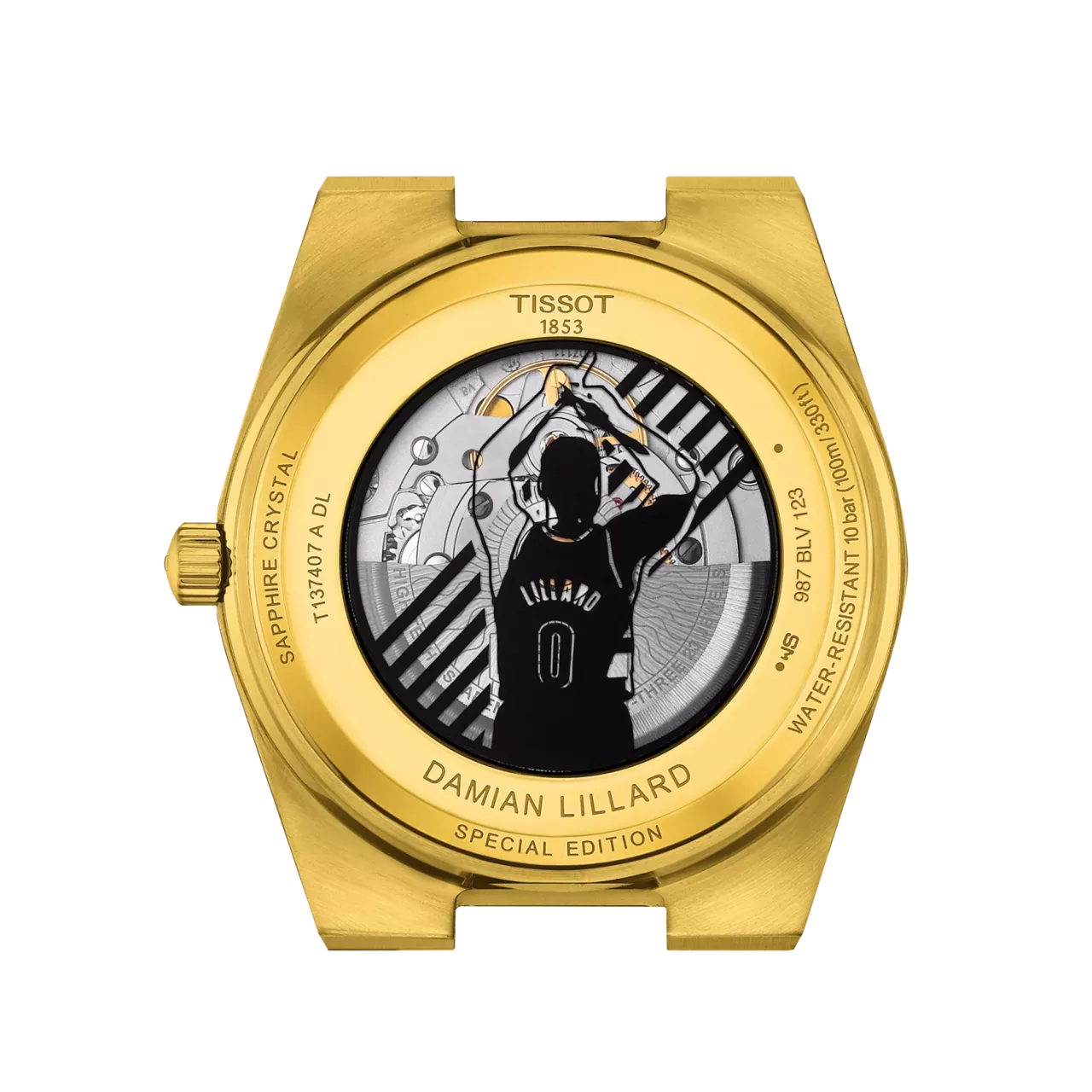 Tissot PRX Powermatic 80 Damian Lillard Special Edition T1374073305100 detay görseli 1