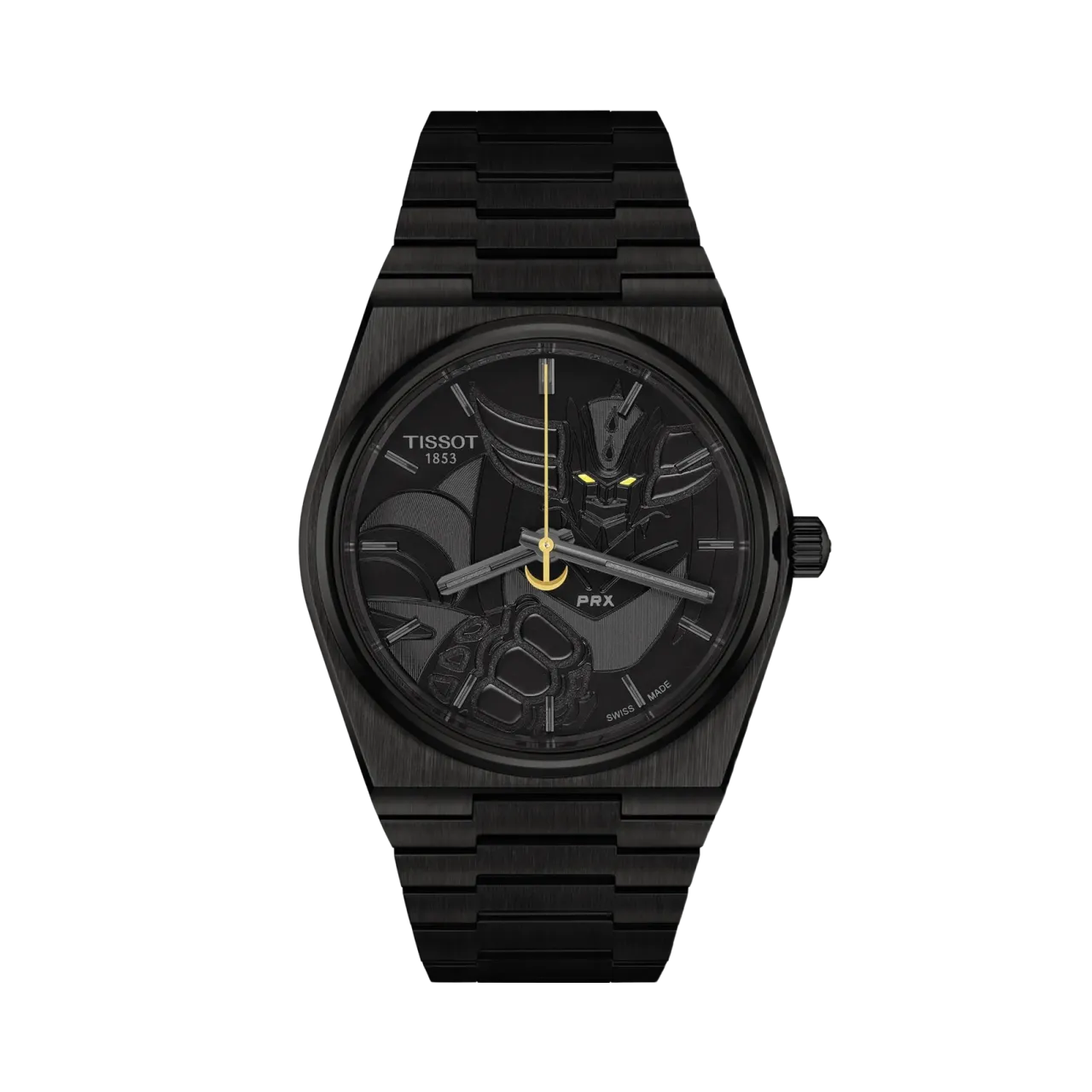 Tissot PRX UFO Robot Grendizer 50th Anniversary Otomatik Siyah T1374073305101 Unisex Kol Saati