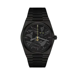Tissot PRX UFO Robot Grendizer 50th Anniversary Otomatik Siyah T1374073305101 Unisex Kol Saati