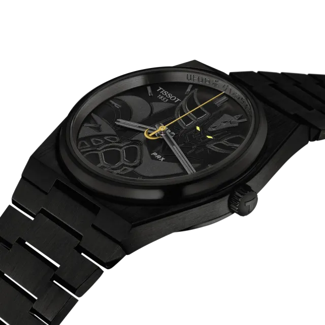 Tissot PRX UFO Robot Grendizer 50th Anniversary Otomatik Siyah T1374073305101 Unisex Kol Saati Görsel 6