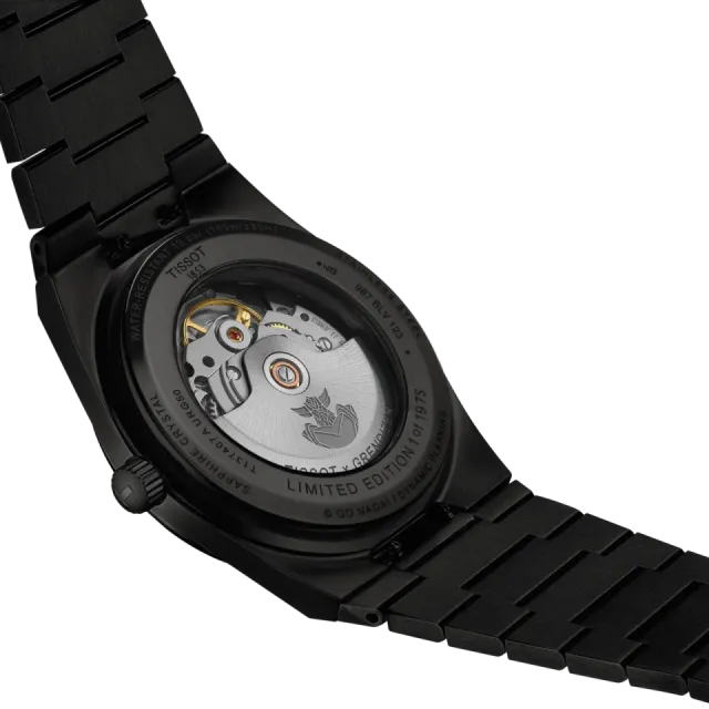 Tissot PRX UFO Robot Grendizer 50th Anniversary Otomatik Siyah T1374073305101 Unisex Kol Saati Görsel 7