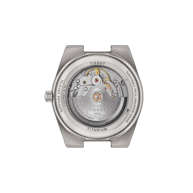 Tissot PRX Titanium Otomatik Mavi T1378074404100 Görsel 3