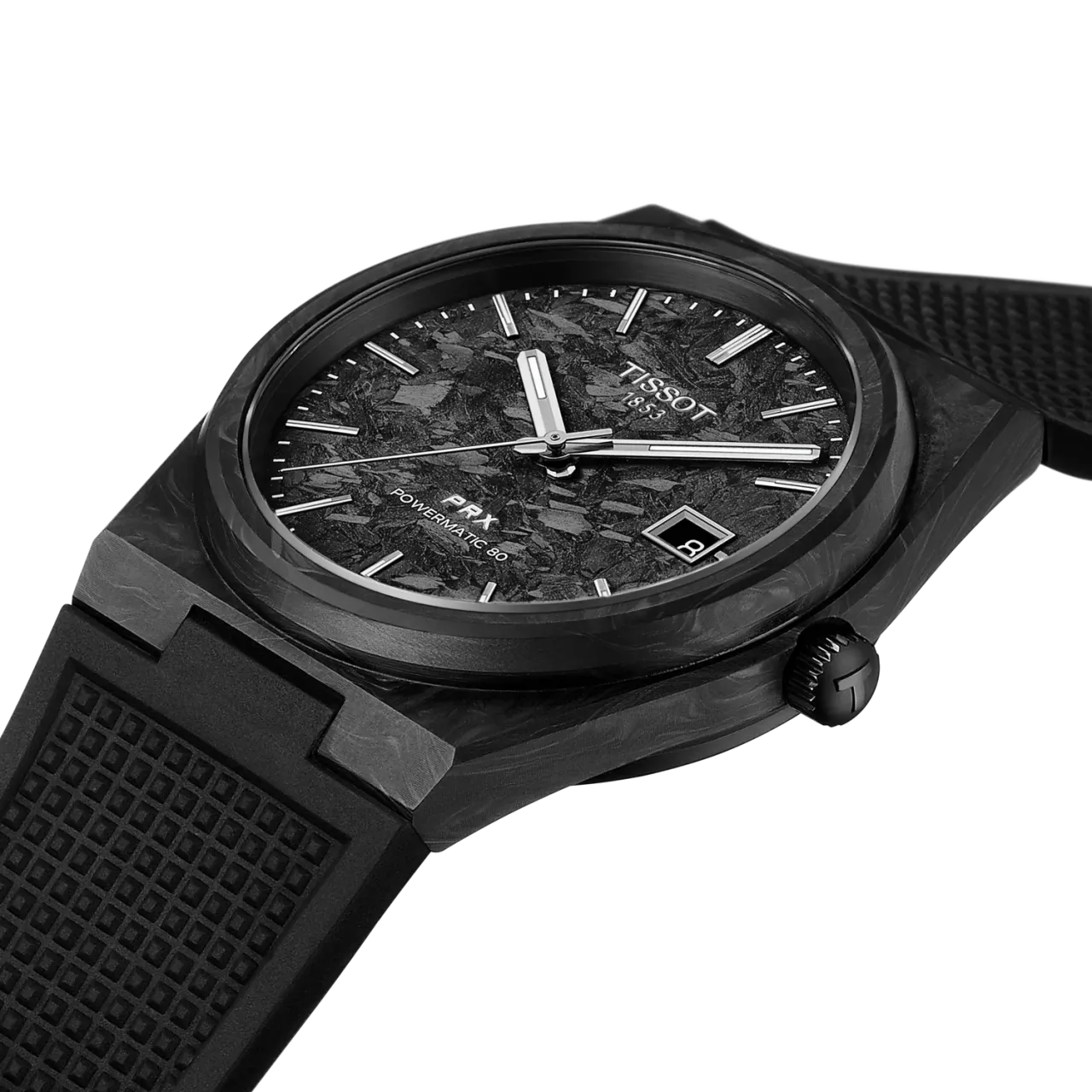 Tissot PRX Powermatic 80 Carbon T1379079720100 detay görseli 1