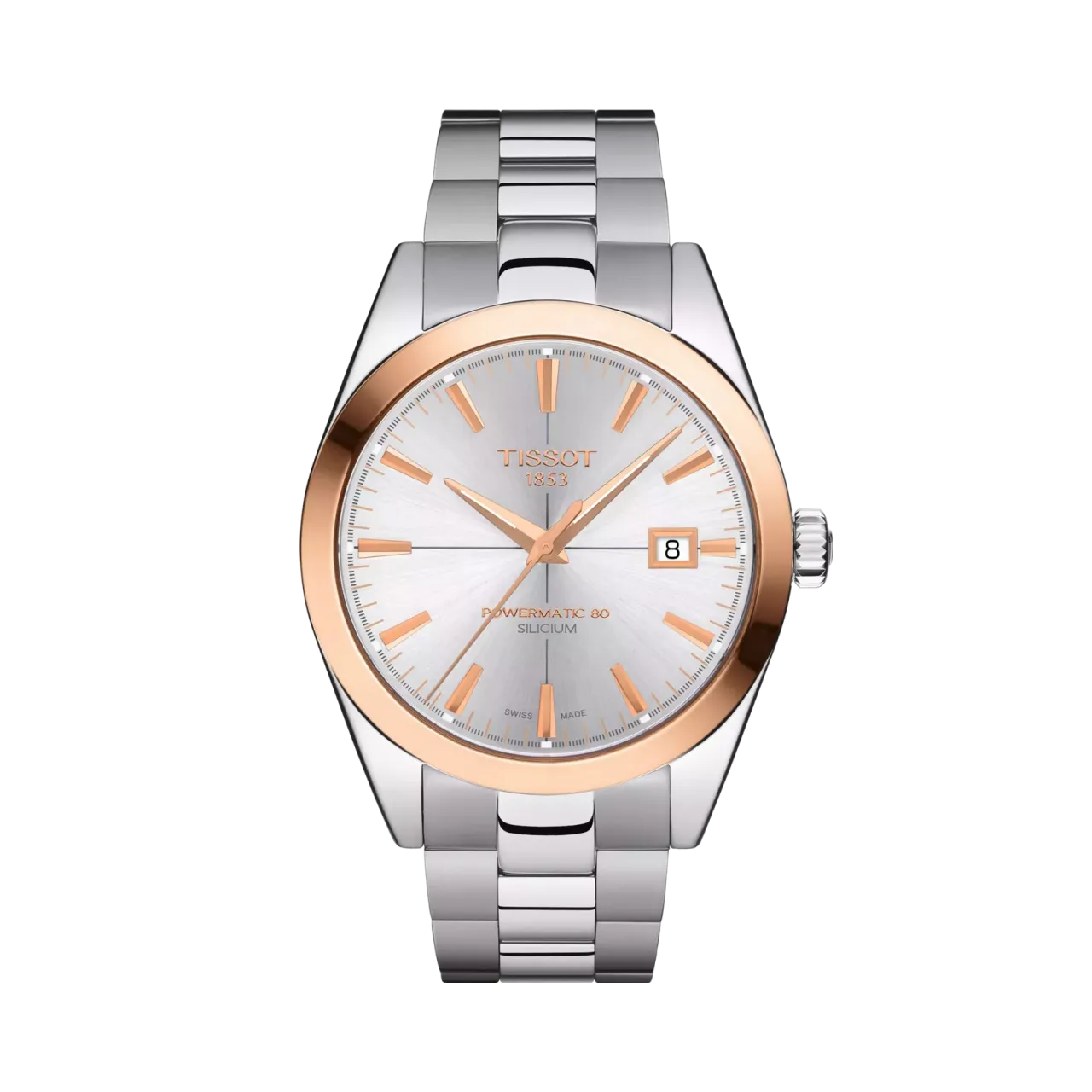 Tissot Gentleman Powermatic 80 Silicium Solid 18K Gold T9274074103100