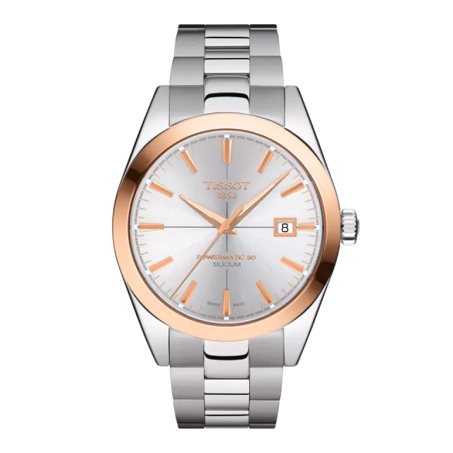 Tissot Gentleman Powermatic 80 Silicium Solid 18K Gold T9274074103100 Ana Görsel
