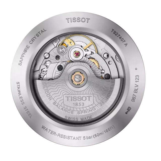Tissot Gentleman Powermatic 80 Silicium Solid 18K Gold T9274074103100 Görsel 3