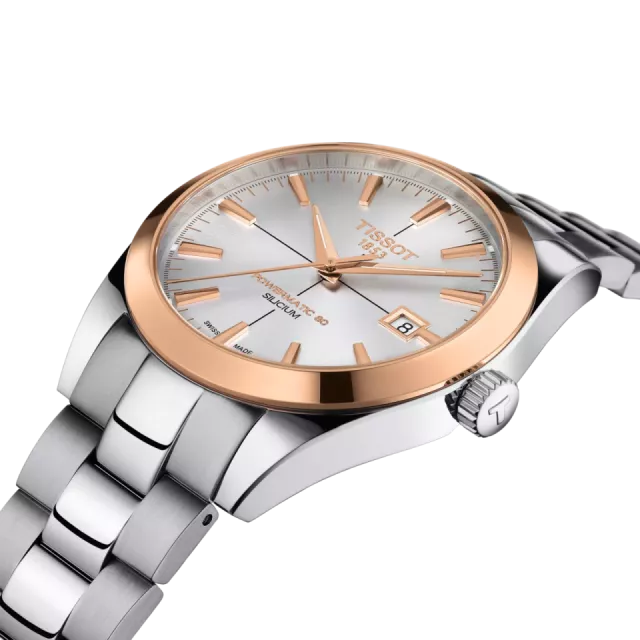 Tissot Gentleman Powermatic 80 Silicium Solid 18K Gold T9274074103100 Görsel 2