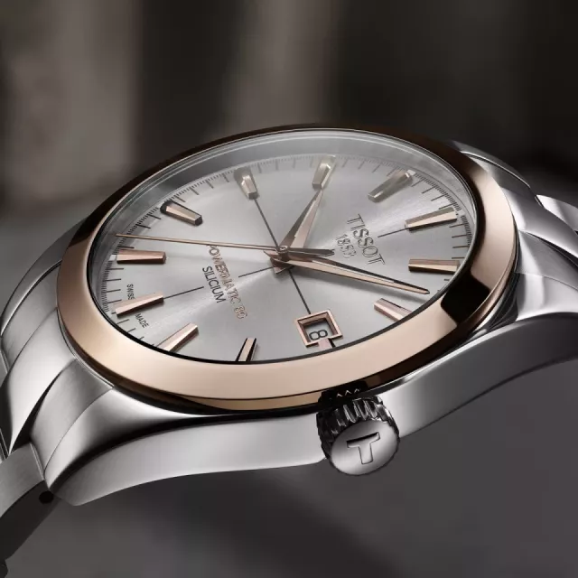 Tissot Gentleman Powermatic 80 Silicium Solid 18K Gold T9274074103100 Görsel 9