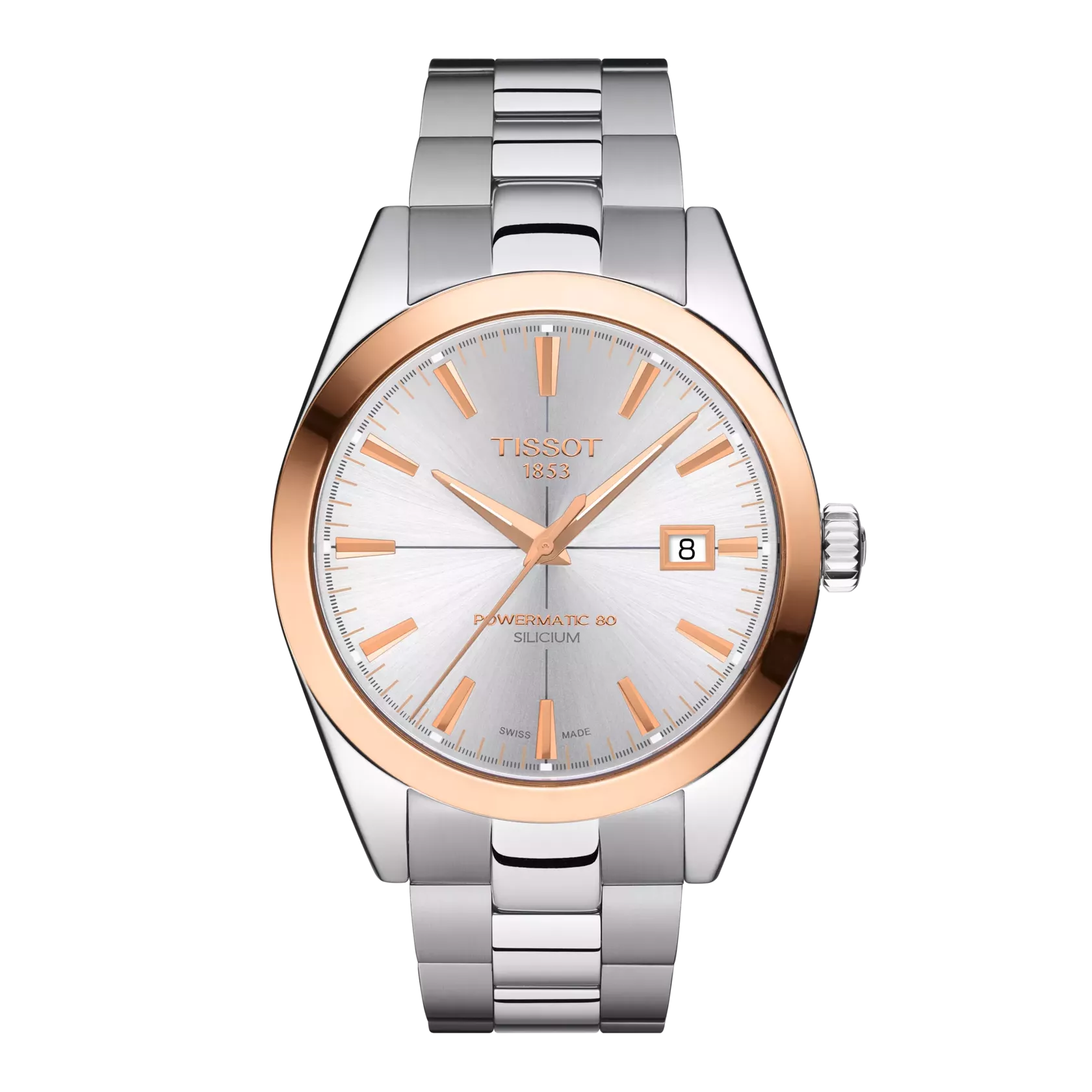 Tissot Gentleman Powermatic 80 Silicium Solid 18K Gold T9274074103100