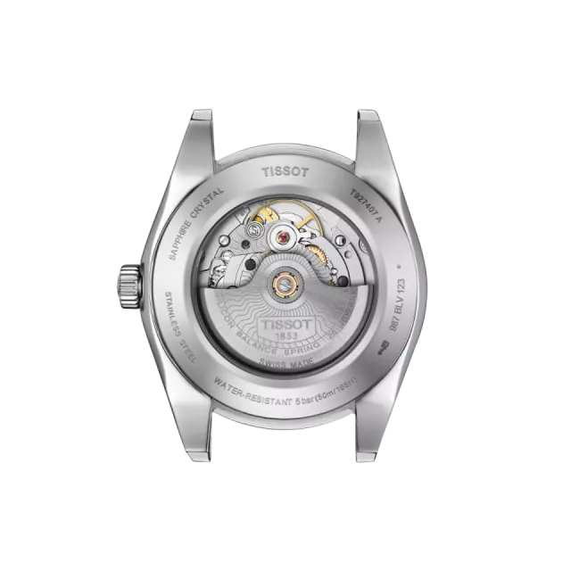 Tissot Gentleman Powermatic 80 Silicium Solid 18k Gold Bezel T9274074604100 Görsel 3