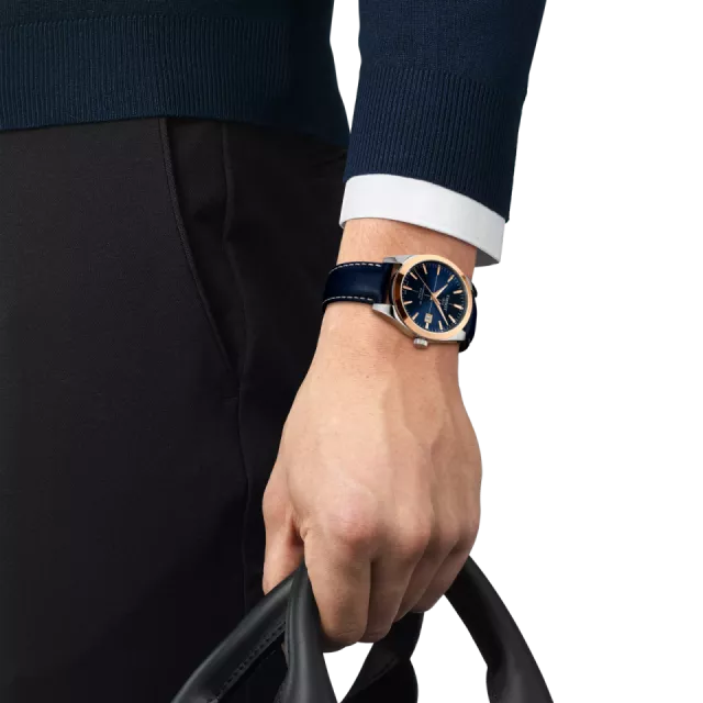 Tissot Gentleman Powermatic 80 Silicium Solid 18k Gold Bezel T9274074604100 Görsel 7