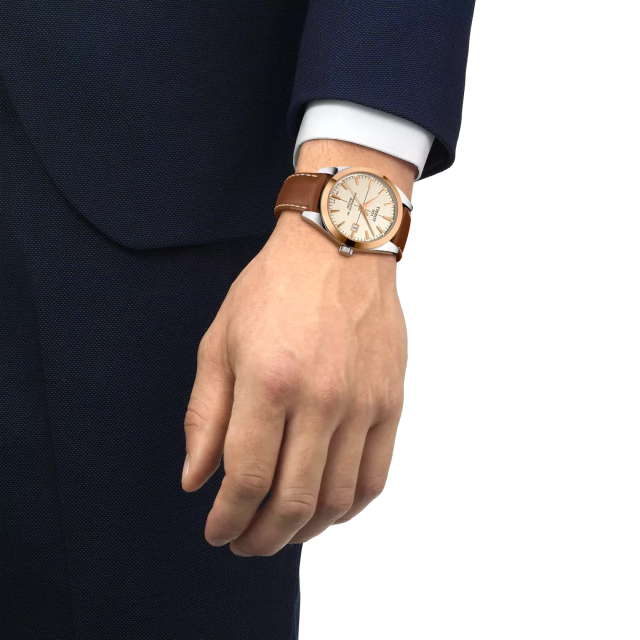 Tissot Gentleman Powermatic 80 Silicium T9274074626100 detay görseli 1