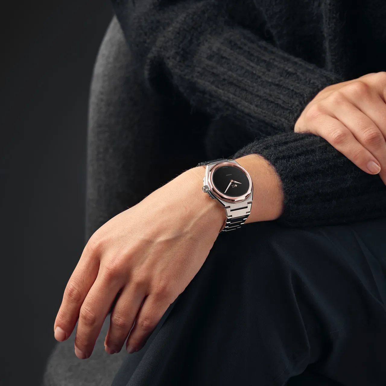 Christopher Ward The Twelve Halo Otomatik Siyah C1236A2H1S0AK0RK detay görseli 1