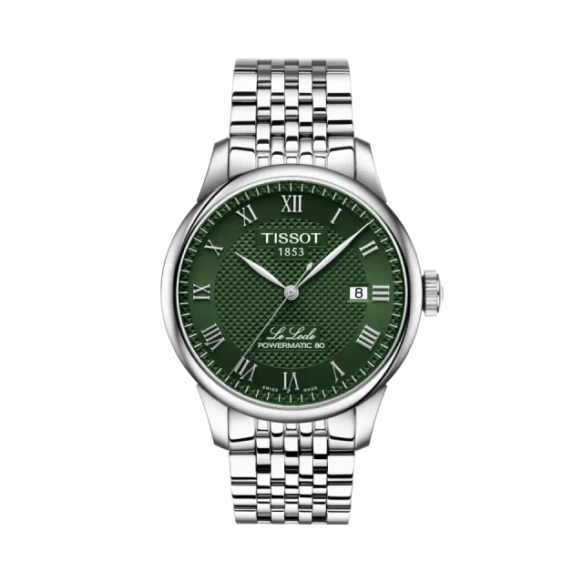 Beğenmek için çift tıkla Tissot Le Locle 39.3Mm Green T0064071109300 Görsel 1