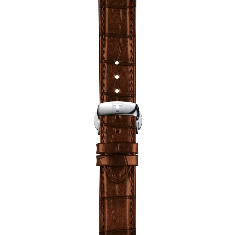 Tissot Le Locle Open Heart 39.3mm Otomatik Gümüş T0064071603301 detay görseli 3