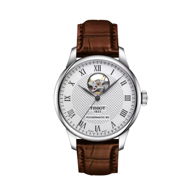 Beğenmek için çift tıkla Tissot Le Locle Open Heart 39.3mm Otomatik Gümüş T0064071603301 Görsel 1
