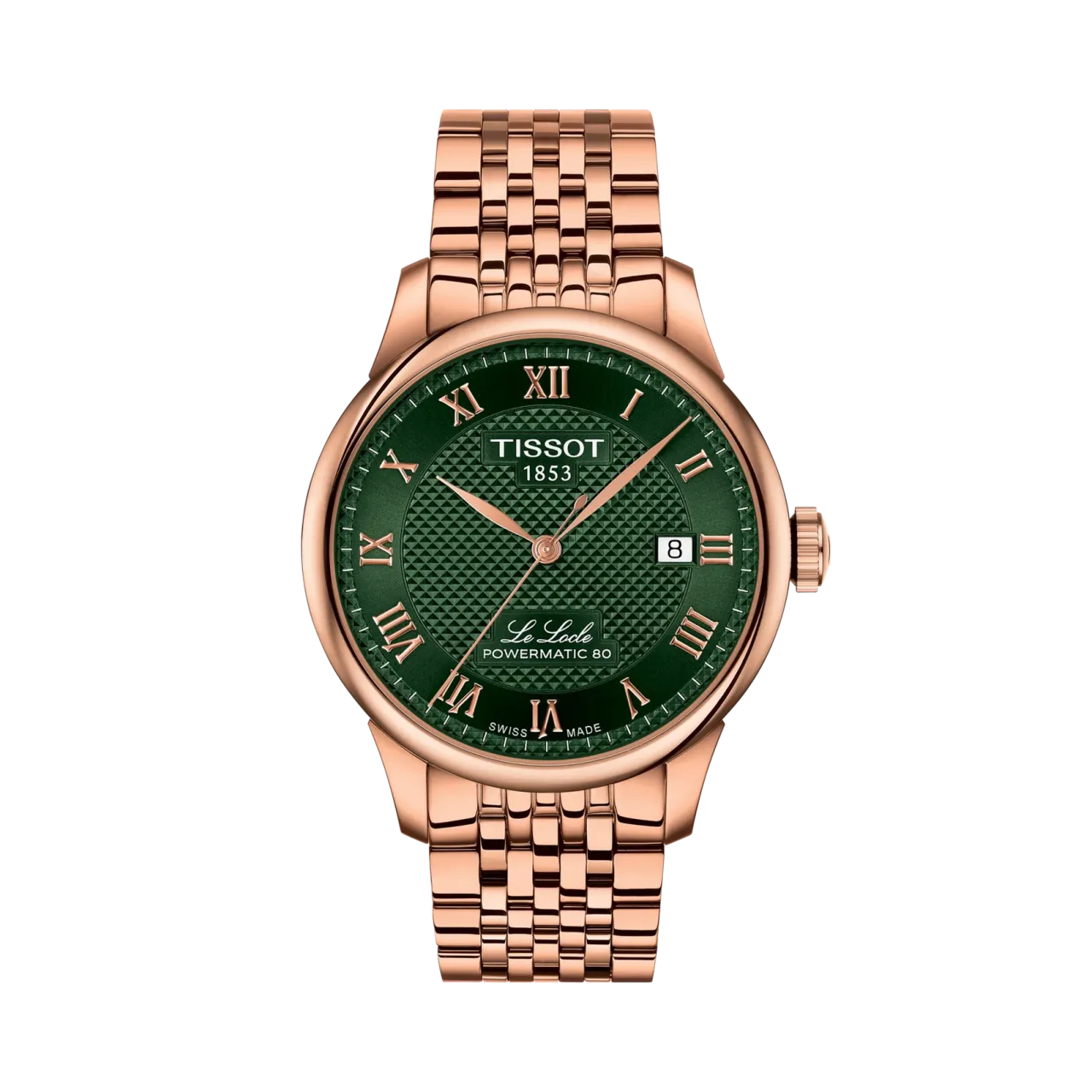Tissot Le Locle 39.3mm Otomatik Yeşil T0064073309300