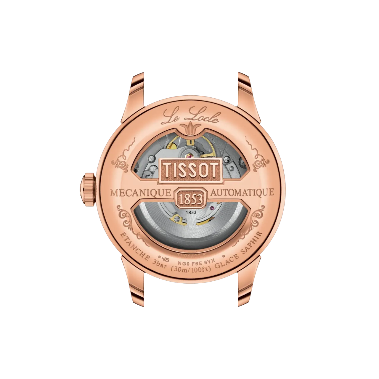 Tissot Le Locle 39.3mm Otomatik Yeşil T0064073309300 detay görseli 2