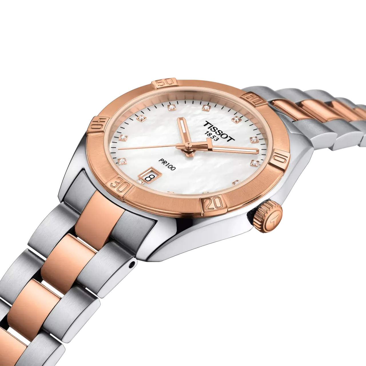Tissot PR 100 Sport Chic 36mm Beyaz Sedef T1019102211600 detay görseli 4