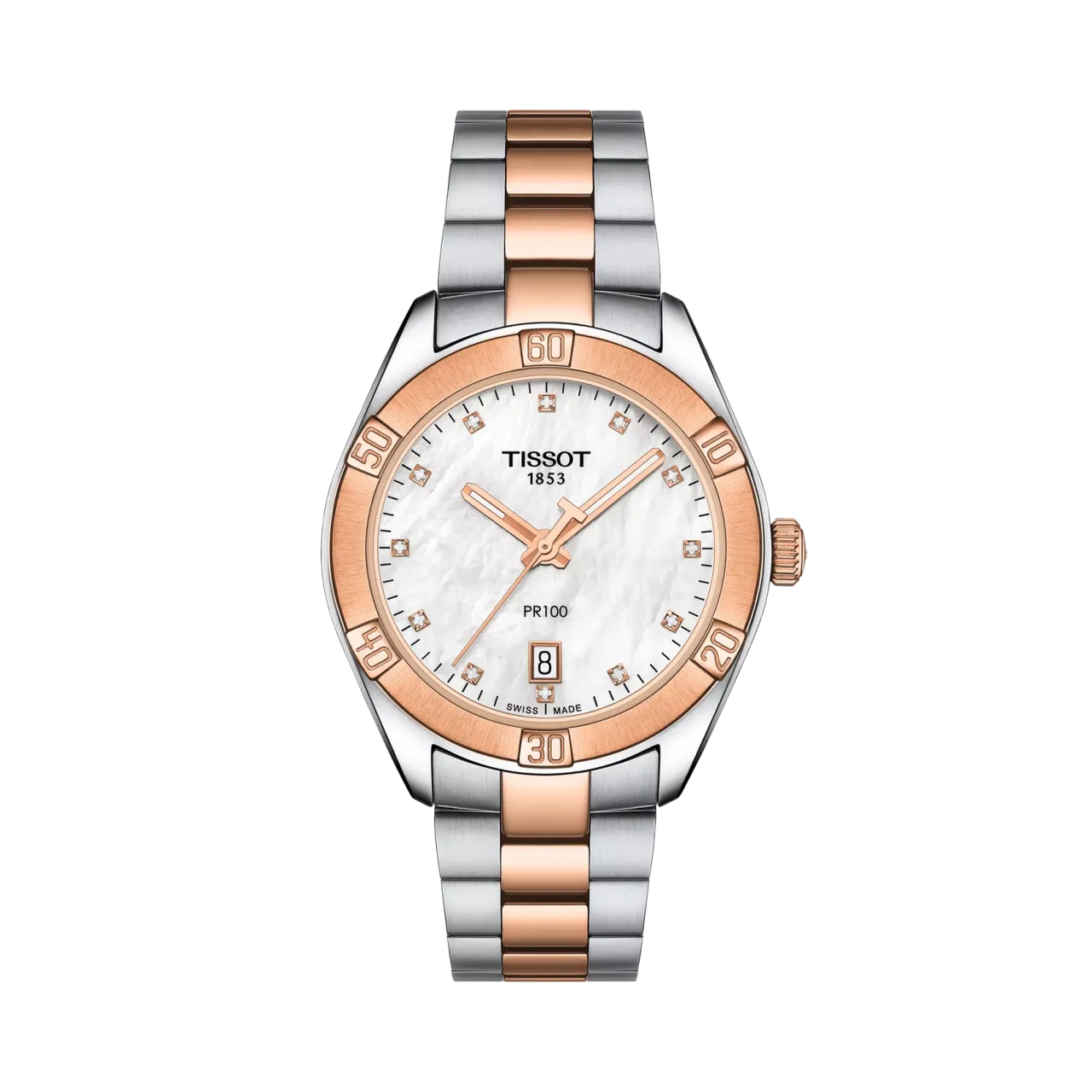 Tissot PR 100 Sport Chic 36mm Beyaz Sedef T1019102211600