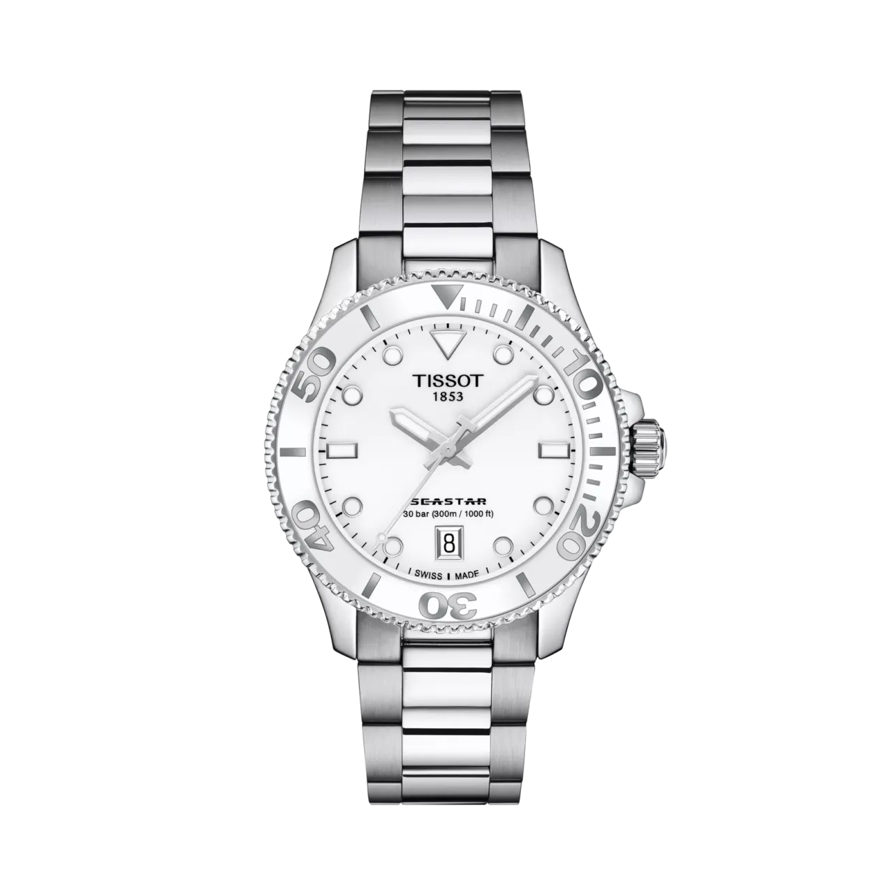 Tissot Seastar 1000 36mm White T1202101101100