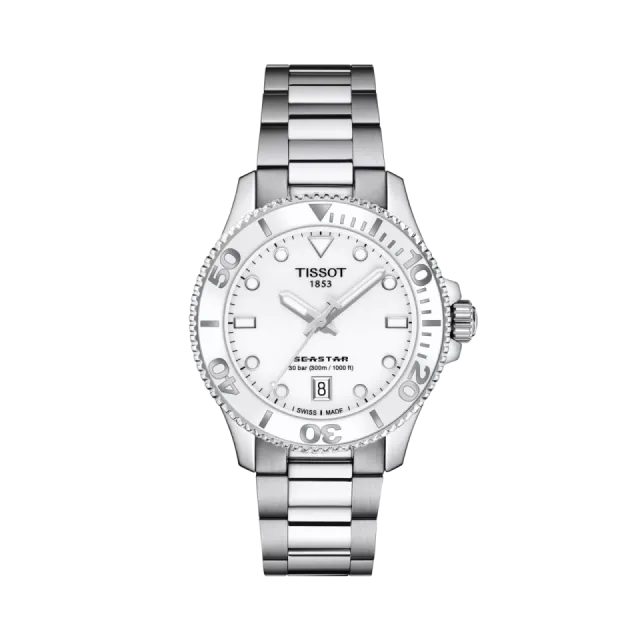 Beğenmek için çift tıkla Tissot Seastar 1000 36mm White T1202101101100 Görsel 1