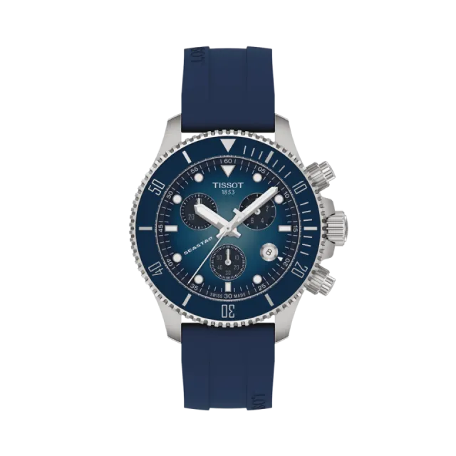 Beğenmek için çift tıkla Tissot Seastar 1000 38mm Mavi T1202171704100 Görsel 1