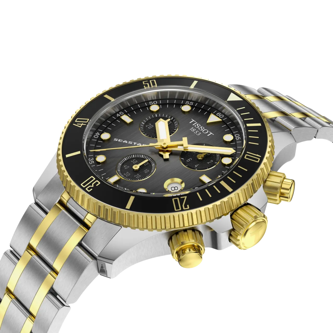 Tissot Seastar 1000 38mm Gri T1202172206100 detay görseli 4