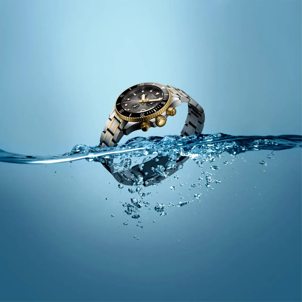 Tissot Seastar 1000 38mm Gri T1202172206100 detay görseli 5
