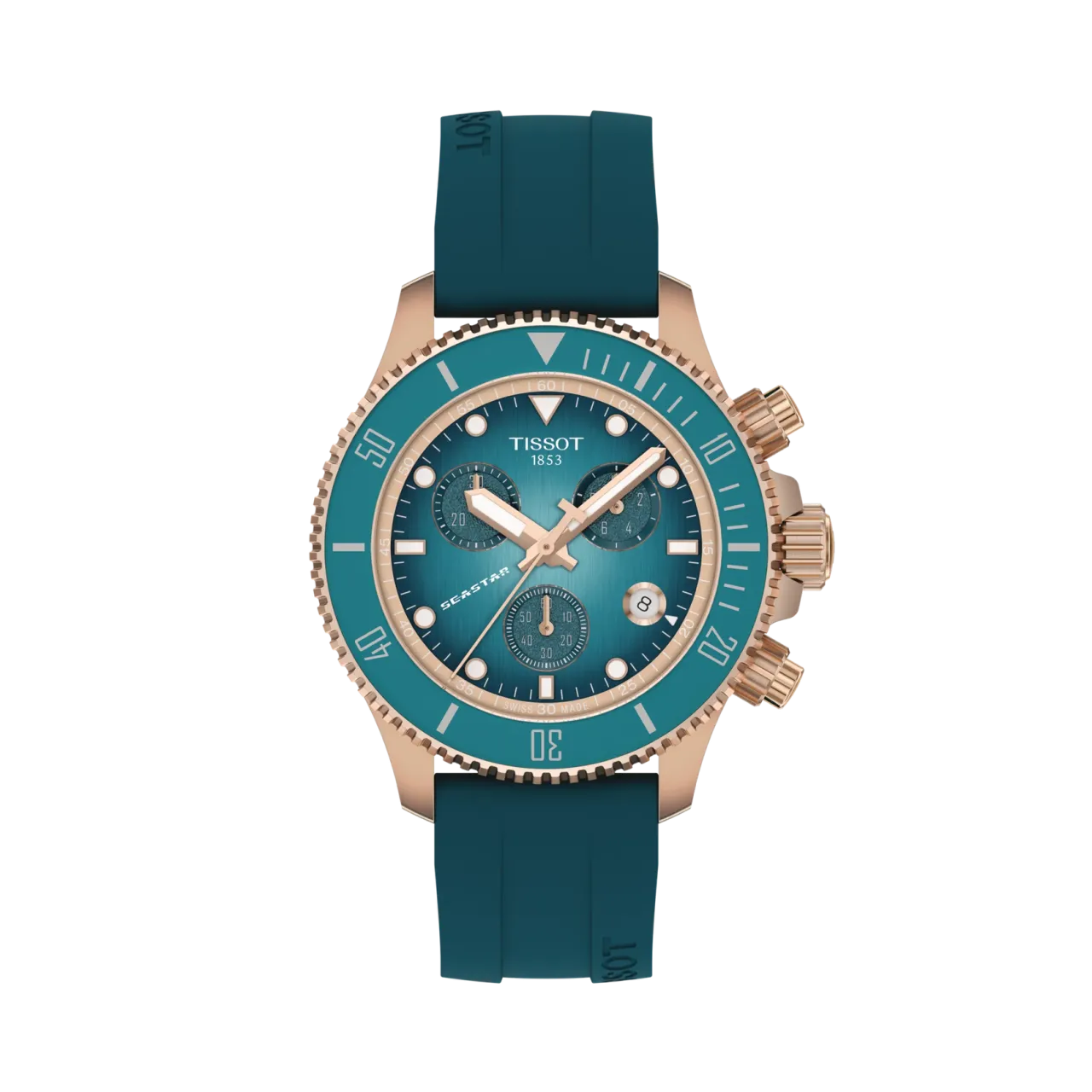 Tissot Seastar 1000 Quartz Chronograph 38mm Turkuaz T1202173704100