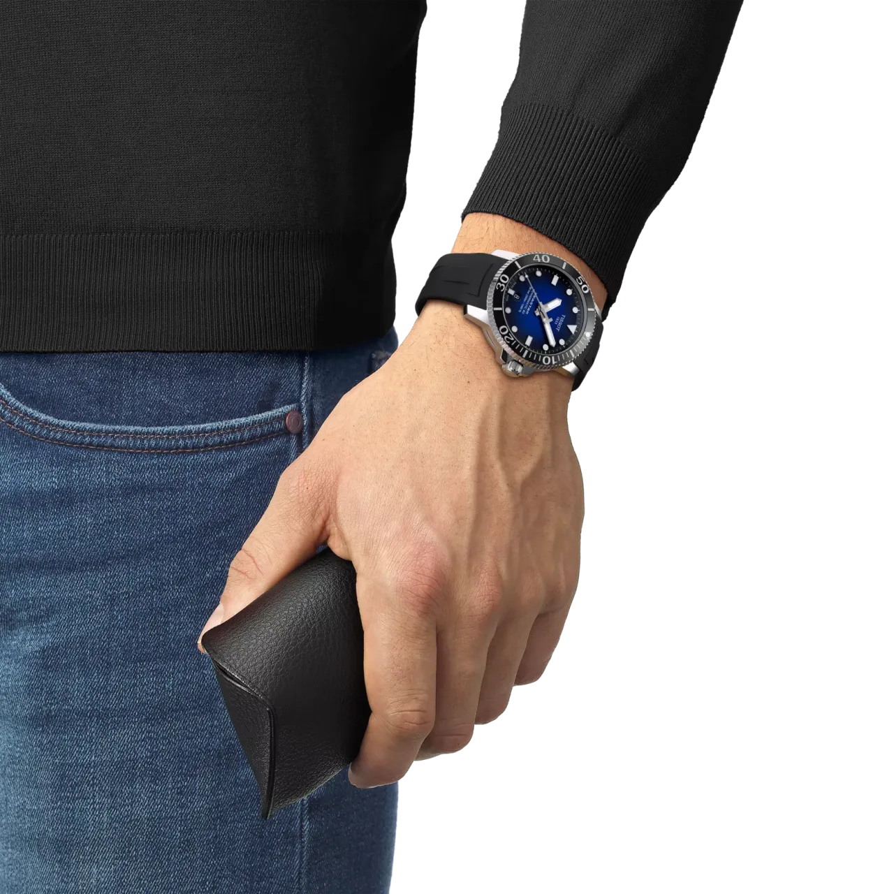 Tissot Seastar 1000 43mm Otomatik Mavi T1204071704100 detay görseli 4