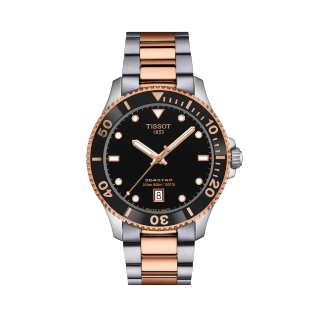 Beğenmek için çift tıkla Tissot Seastar 1000 40mm Siyah T1204102205101 Görsel 1