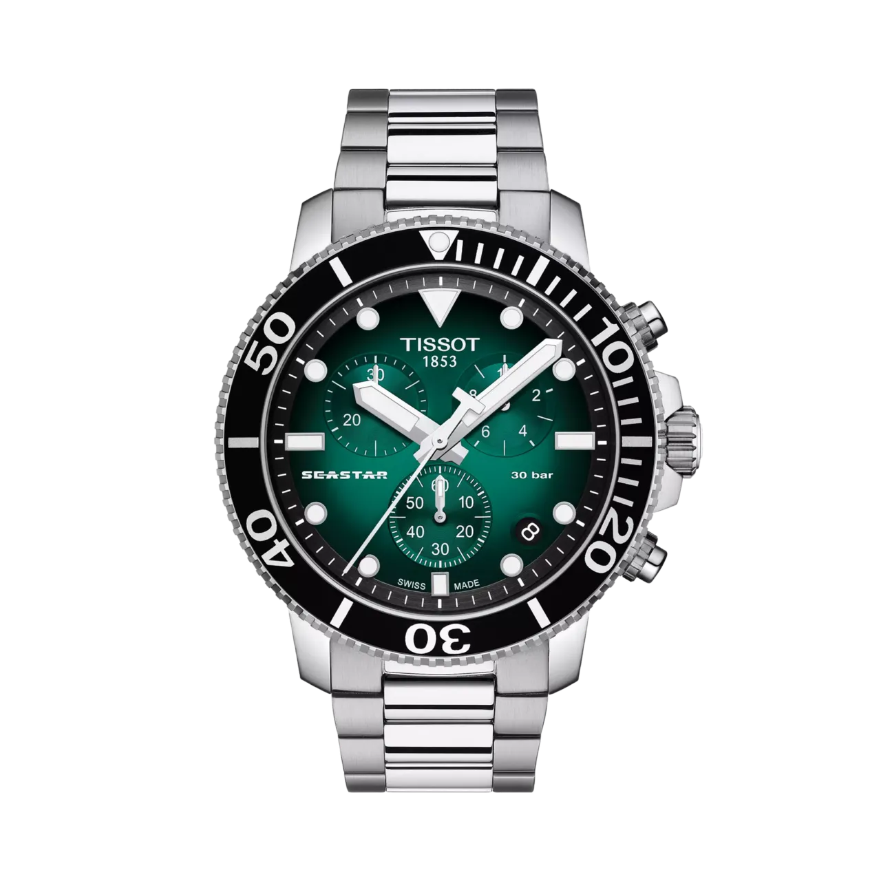 Tissot Seastar 1000 45.5mm Yeşil Degrade T1204171109101