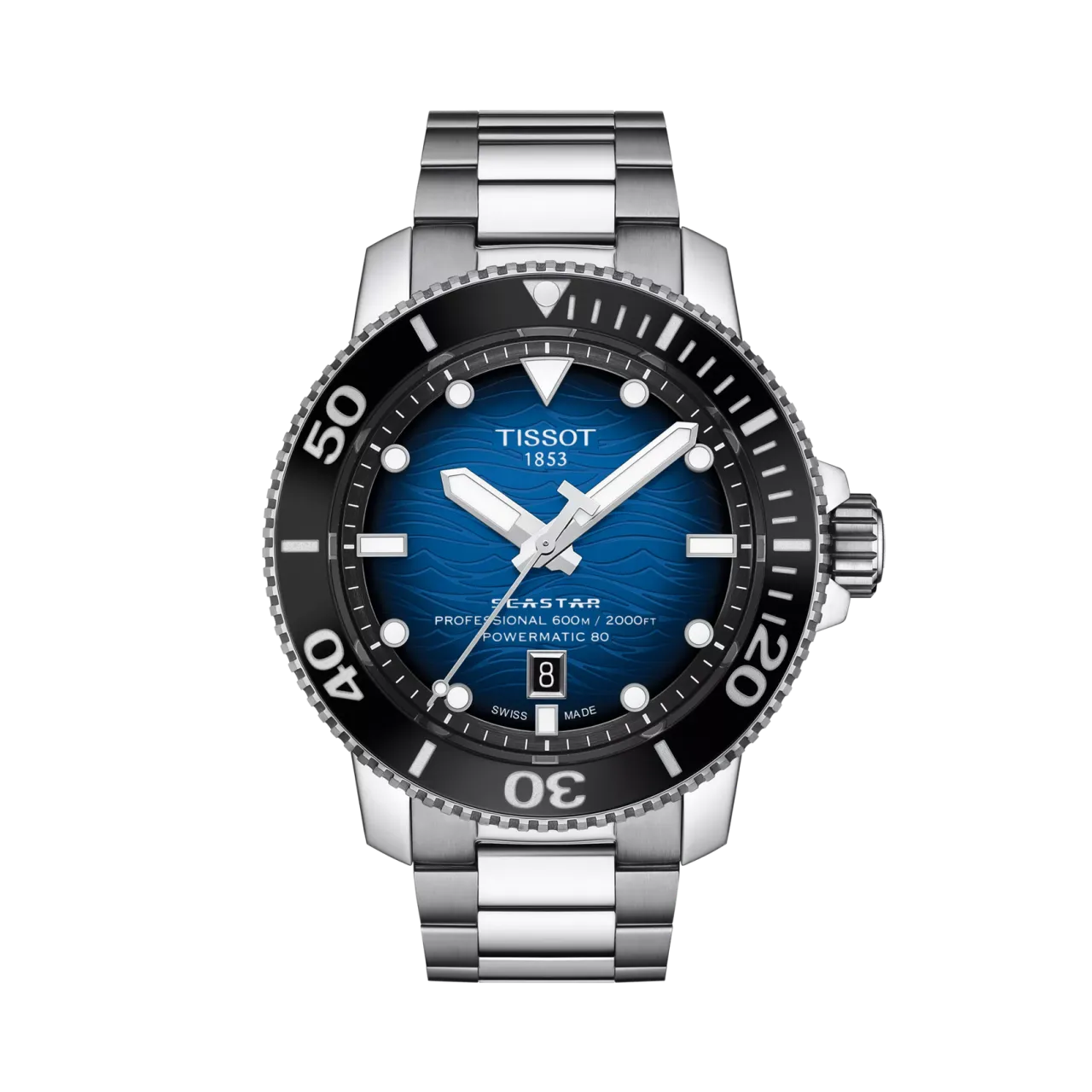 Tissot Seastar 2000 46mm Otomatik T1206071104101