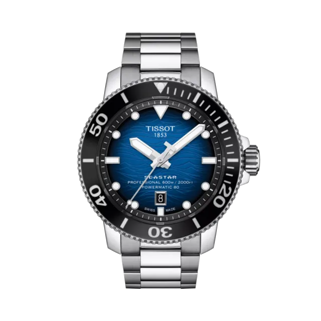 Beğenmek için çift tıkla Tissot Seastar 2000 46mm Otomatik T1206071104101 Görsel 1