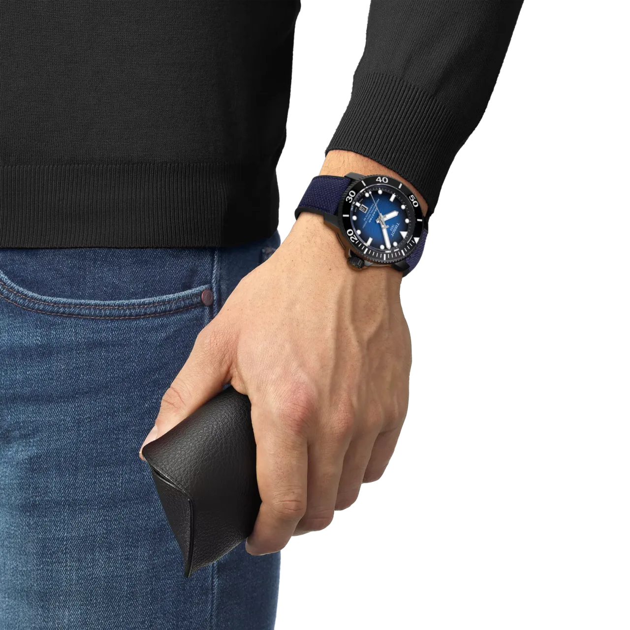 Tissot Seastar 2000 46mm Otomatik Mavi Degrade T1206073704100 detay görseli 4