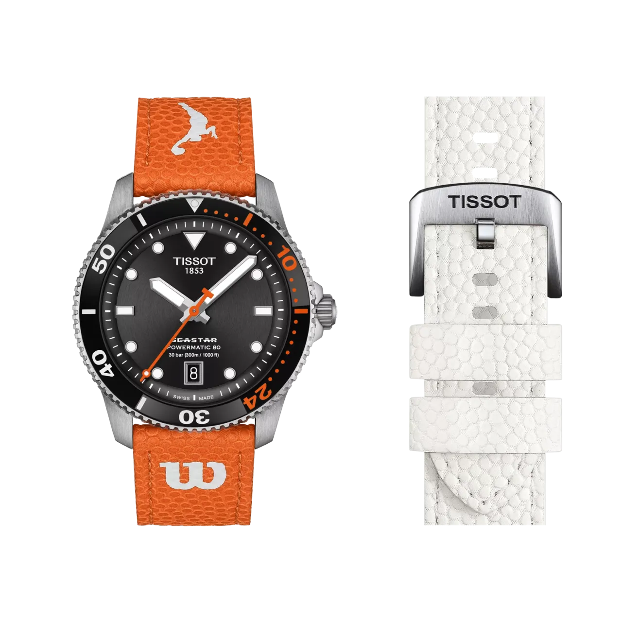Tissot Seastar Wilson WNBA 40mm Otomatik Siyah T1208071705100 detay görseli 1