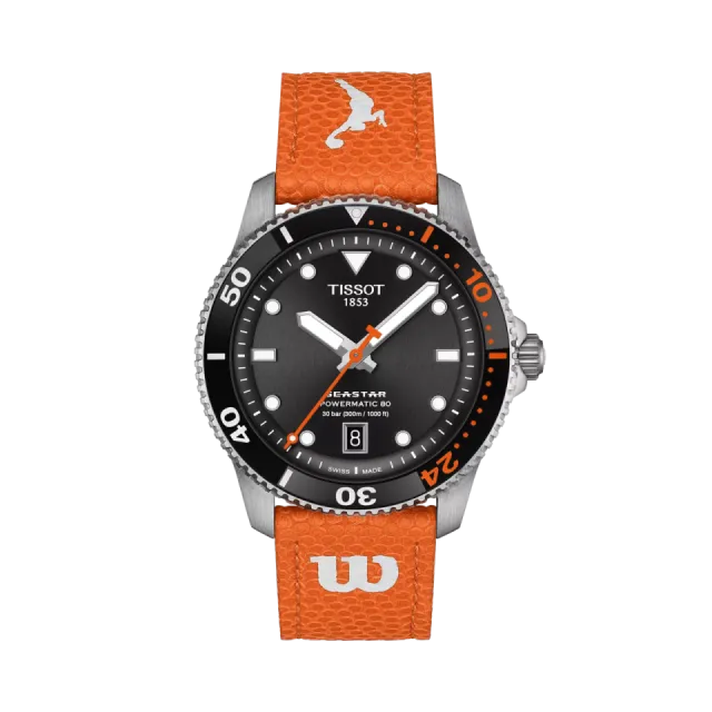 Beğenmek için çift tıkla Tissot Seastar Wilson WNBA 40mm Otomatik Siyah T1208071705100 Görsel 1
