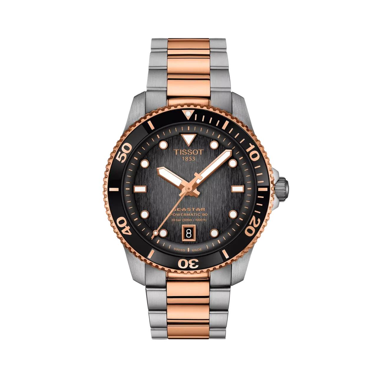 Tissot Seastar 1000 40mm Otomatik Siyah T1208072205101