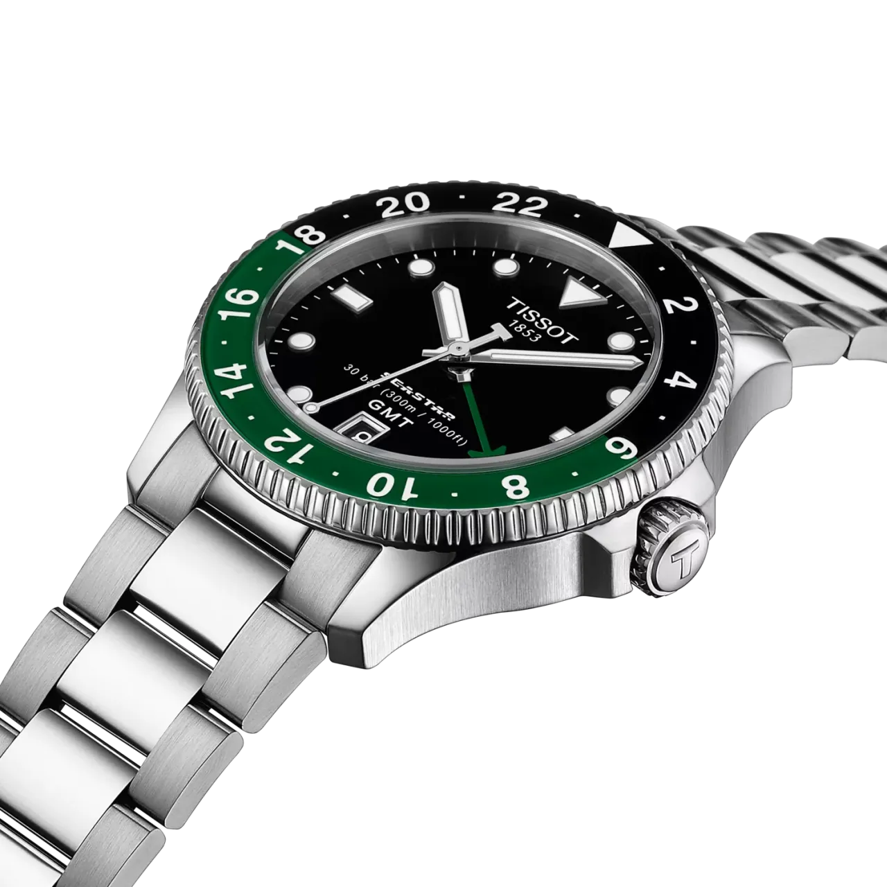 Tissot Seastar 1000 GMT 40mm Siyah T1208521105100 detay görseli 5
