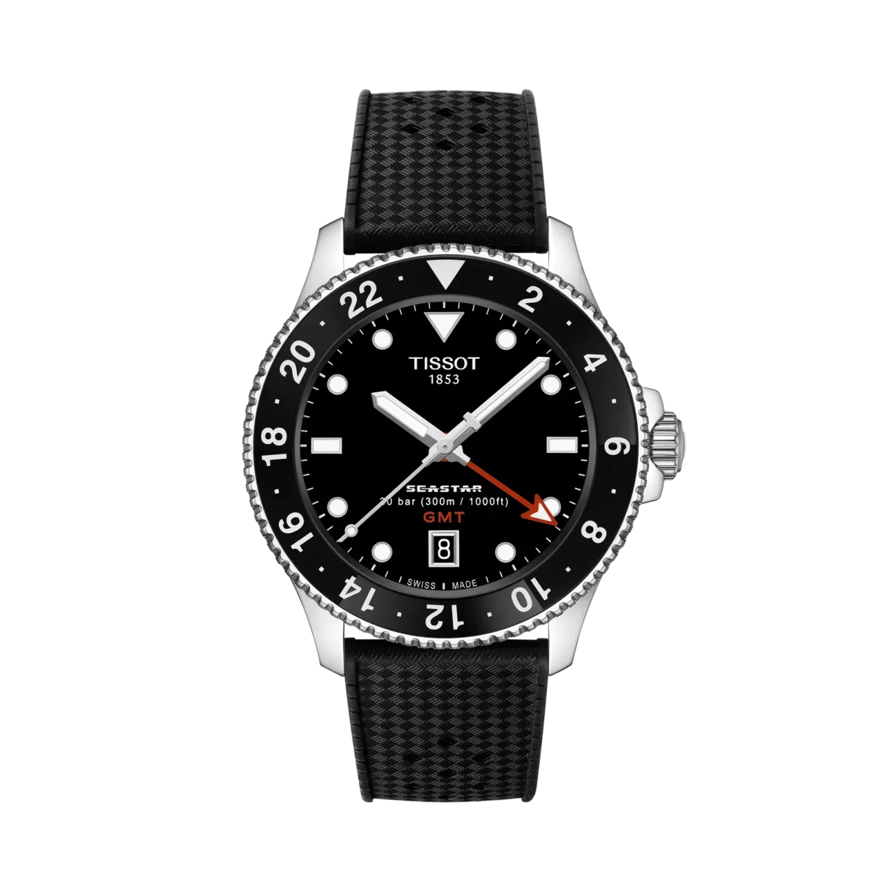 Tissot Seastar 1000 GMT Siyah T1208521705100