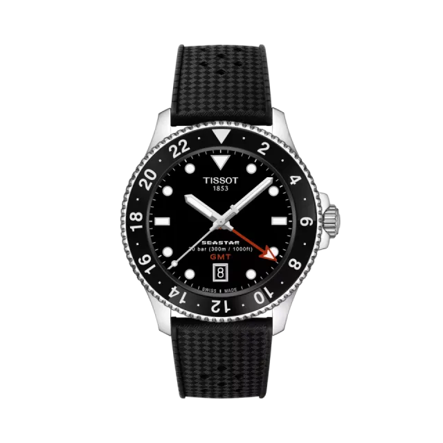 Beğenmek için çift tıkla Tissot Seastar 1000 GMT Siyah T1208521705100 Görsel 1